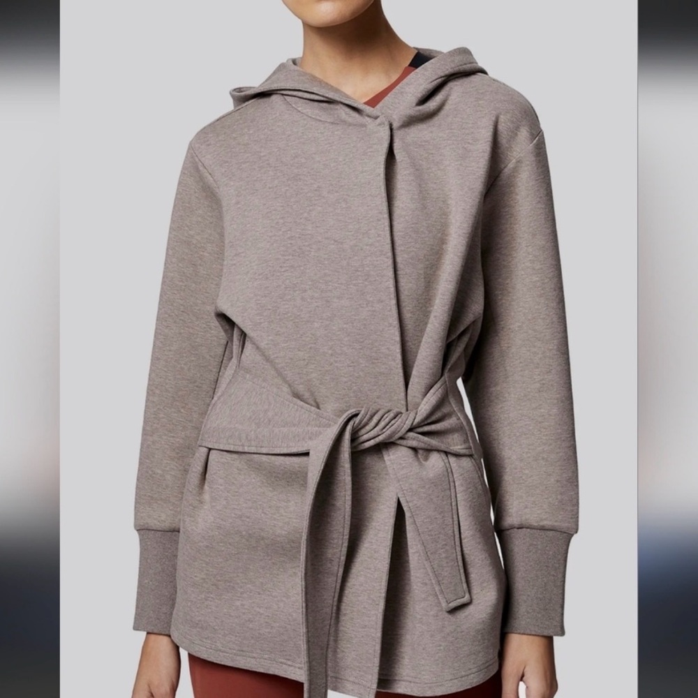 Varley Gray Hooded Jacket